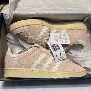 Adidas Soft Pink and Cream Shoes